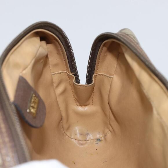 GUCCI GG Supreme Clutch Bag PVC Beige Auth hk3292 - Picture 11 of 16